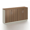 ANDERSON Credenza Cabinet 160cm - Hazelnut & Beige