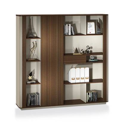 ANDERSON Display Unit 200cm - Hazelnut & Beige