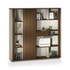 ANDERSON Display Unit 200cm - Hazelnut & Beige