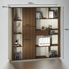 ANDERSON Display Unit 200cm - Hazelnut & Beige