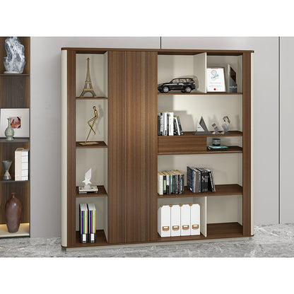 ANDERSON Display Unit 200cm - Hazelnut & Beige