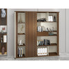 ANDERSON Display Unit 200cm - Hazelnut & Beige