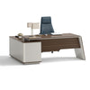 ANDERS Executive Desk Reversible Return 2.0M - Hazelnut & Beige