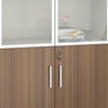 ANDERSON 2 Door Display Unit 80cm - Hazelnut & Beige