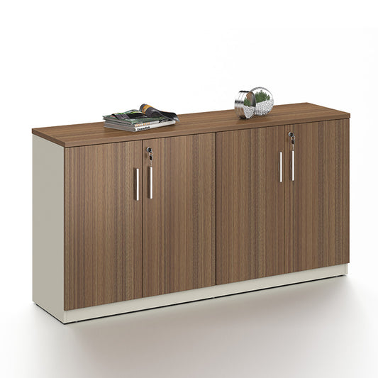 ANDERSON Credenza Cabinet 160cm - Hazelnut & Beige