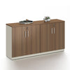 ANDERSON Credenza Cabinet 160cm - Hazelnut & Beige