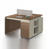 ANDERSON 2 People Back to Back Workstation 1.2M - Hazelnut & Beige