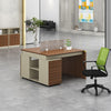 ANDERSON 2 People Back to Back Workstation 1.2M - Hazelnut & Beige
