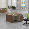 ANDERSON 2 People Back to Back Workstation 1.2M - Hazelnut & Beige
