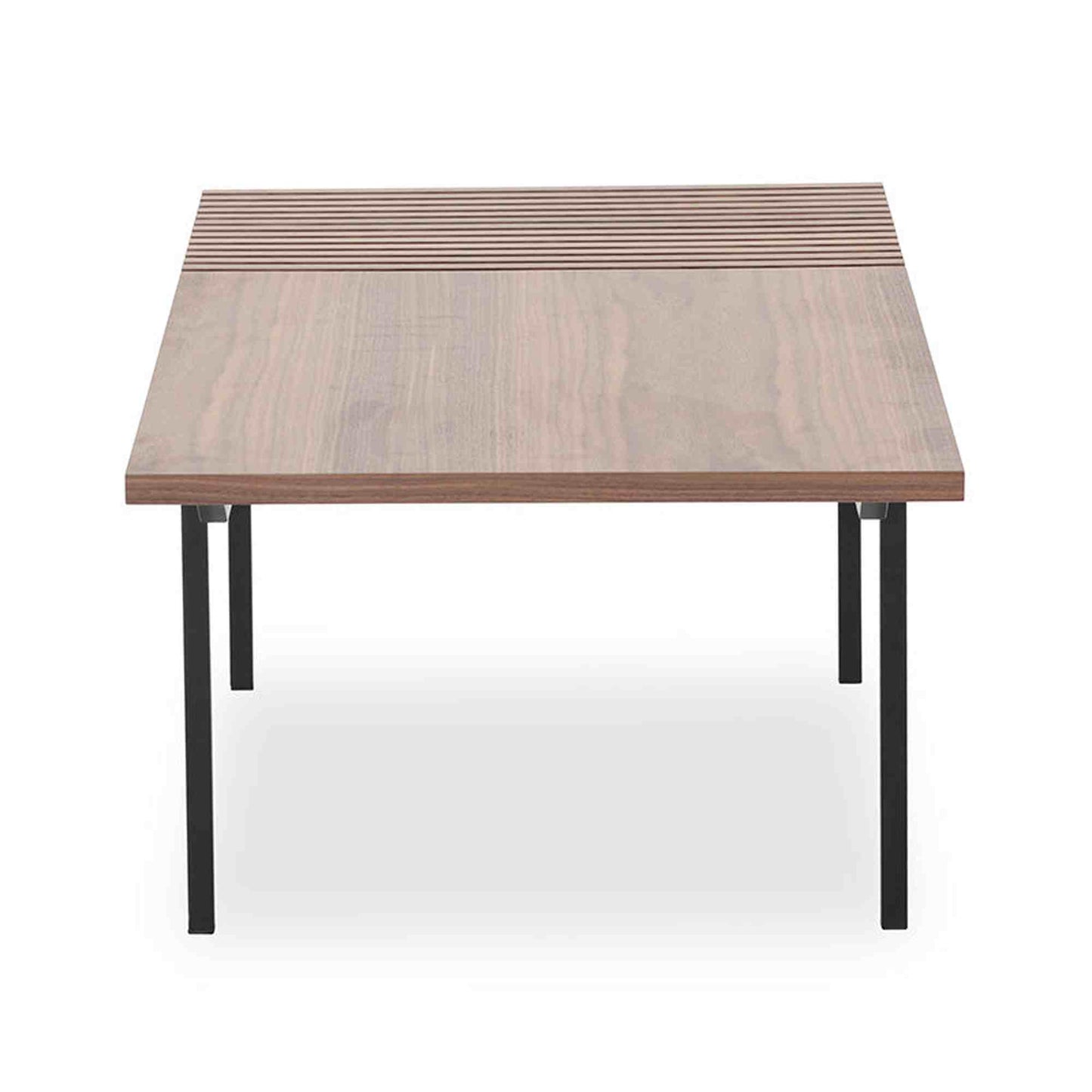 TOZZI Rectangular Coffee Table 120cm - Walnut & Black
