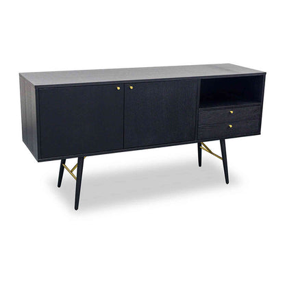 OMARI Sideboard 160cm - Black,Dining Room Furniture,Sideboards,Modern Furniture