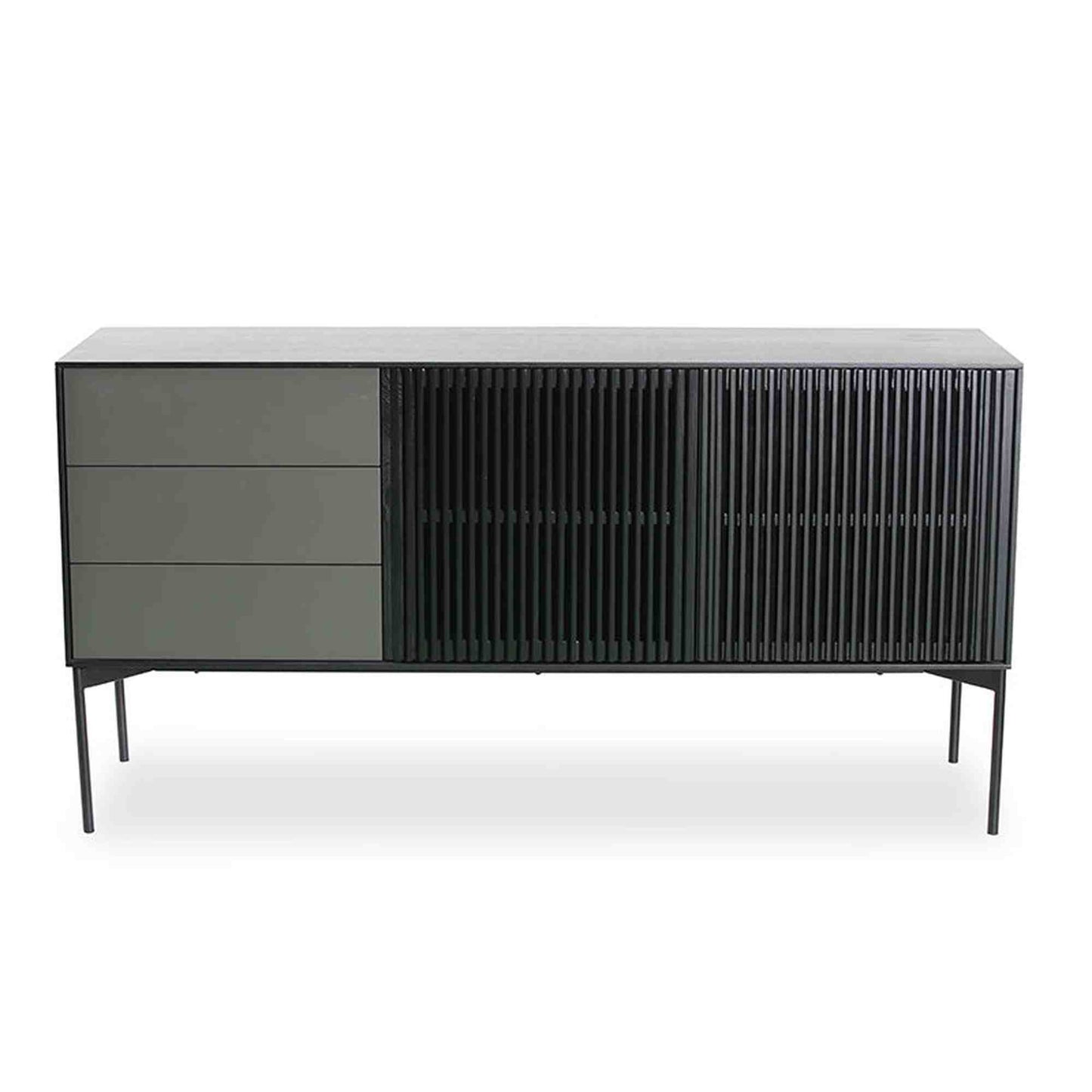 SEGAN Sideboard Buffet 160cm - Black & Grey