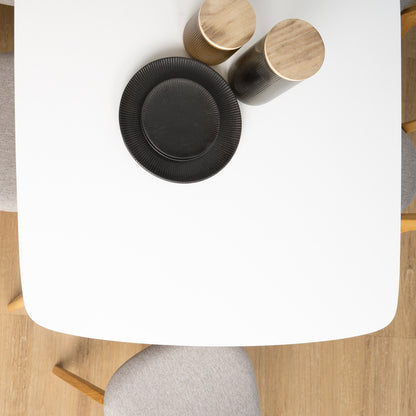 AIMON Dining Table 150cm - Natural & White