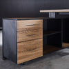 ADRIANO Executive Office Desk with Left Return 160-180cm - Light Brown