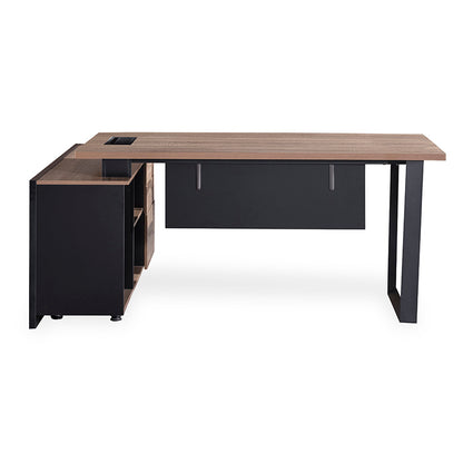 ADRIANO Reversible Executive Office Desk 160-180cm - Light Brown