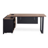 ADRIANO Executive Office Desk with Right Return 160-180cm - Light Brown