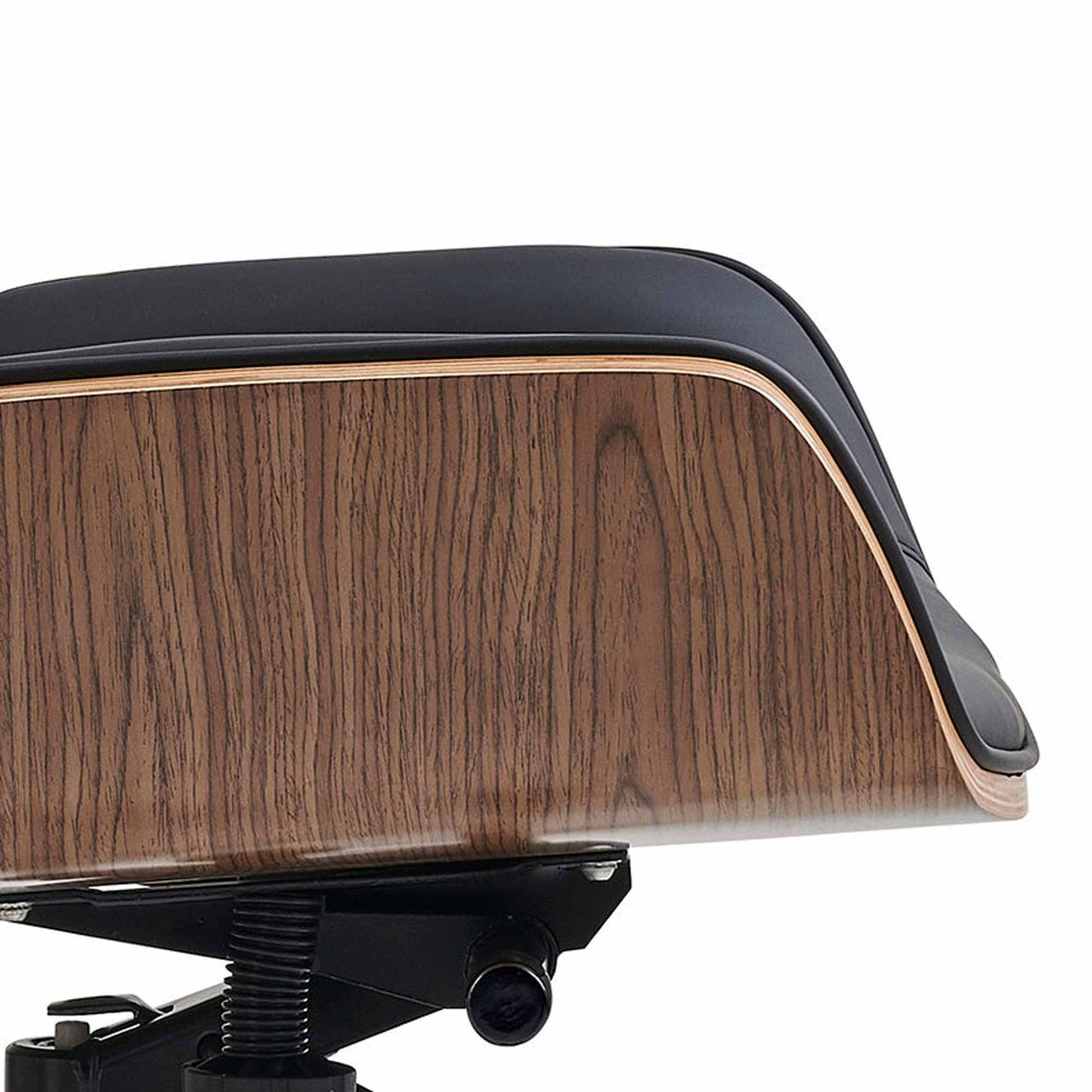 TYLER High Back Office Chair - Walnut & Black