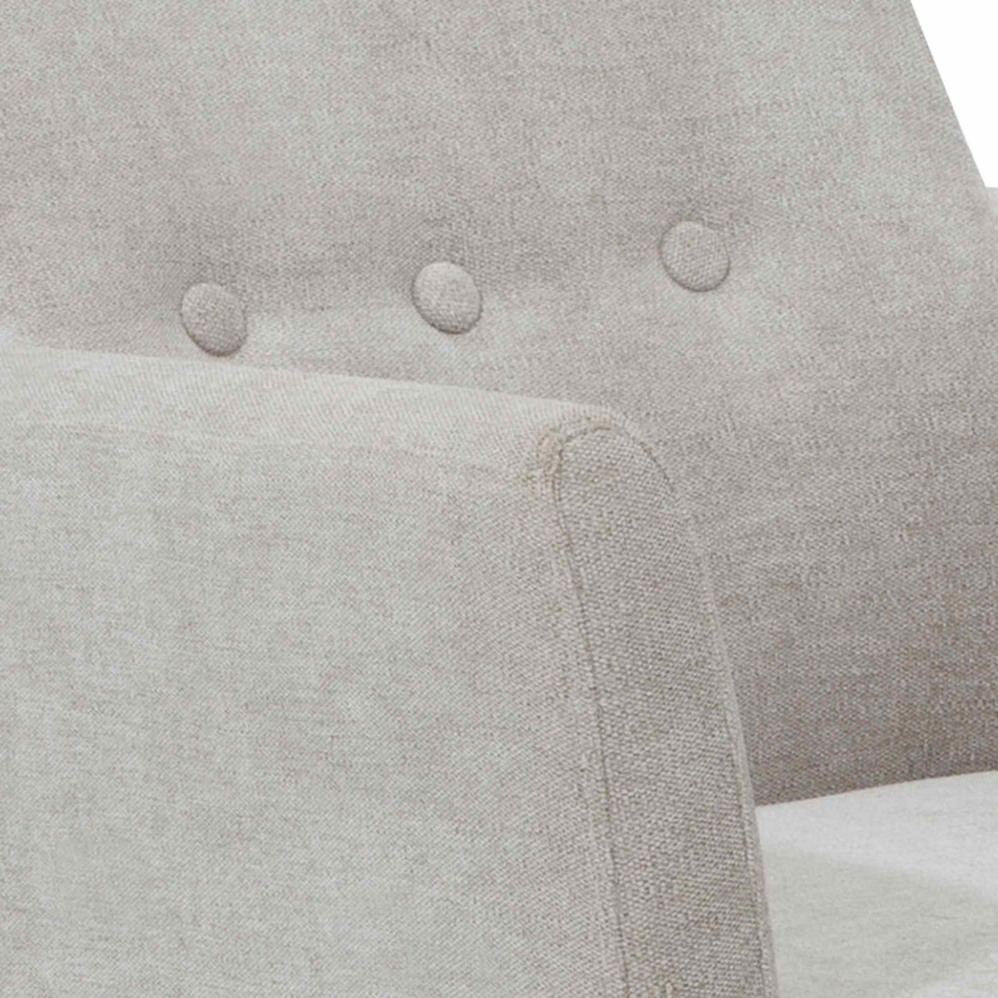 FOXTON Leisure Chair with Ottoman - Grey,Living Room Furniture,Lounge Chairs,Modern Furniture
