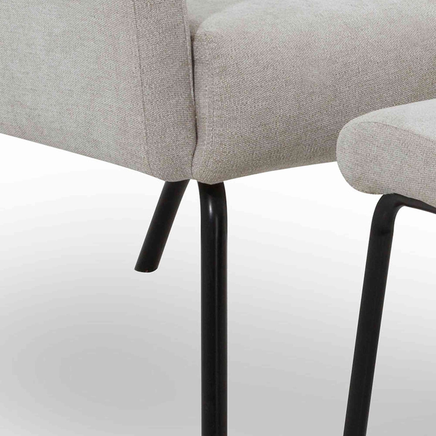 FOXTON Leisure Chair with Ottoman - Grey,Living Room Furniture,Lounge Chairs,Modern Furniture