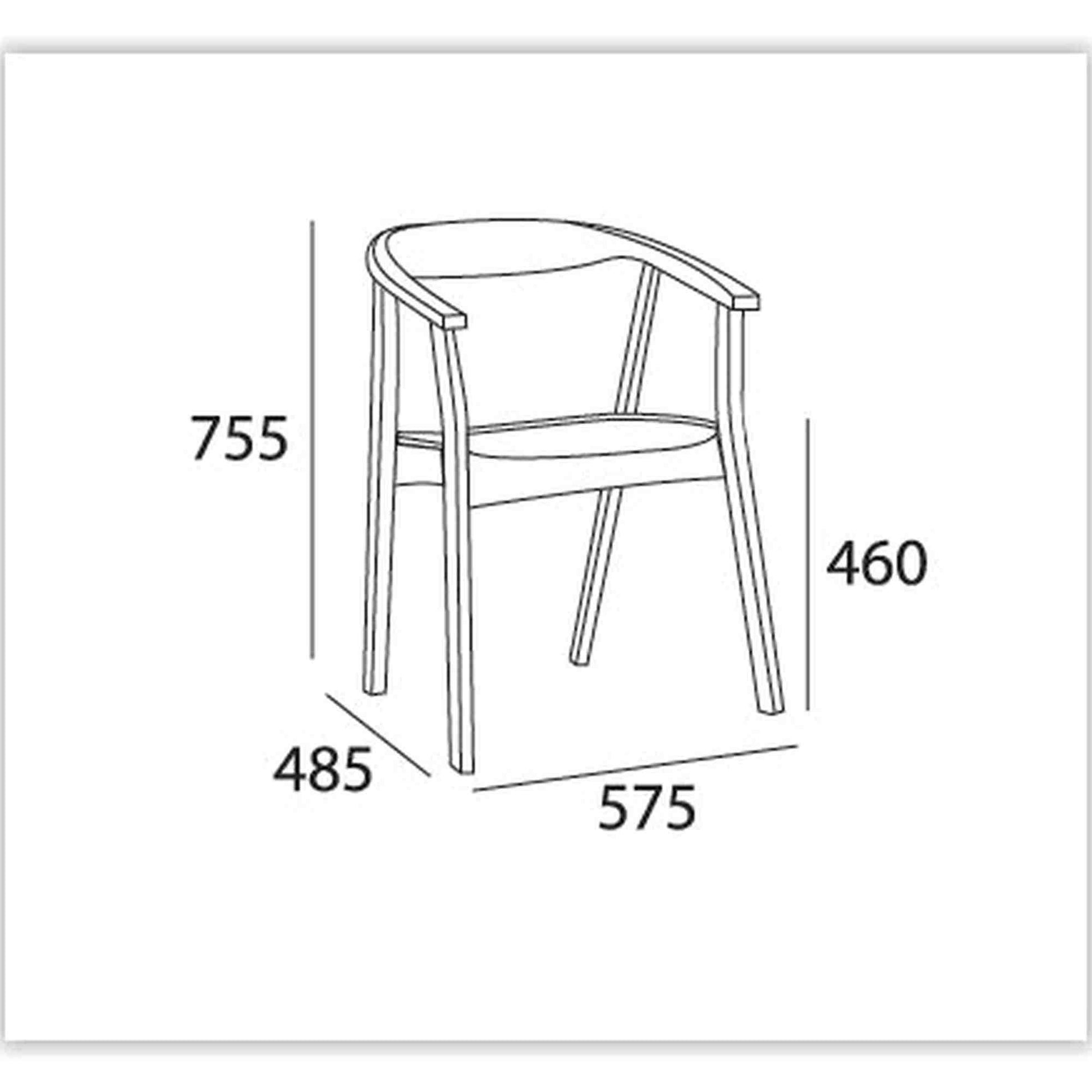 Greta Dining Chair - Cocoa,Dining Room Furniture,Dining Chairs,Modern Furniture