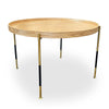 DELTA Round Coffee Table 65cm - Ash