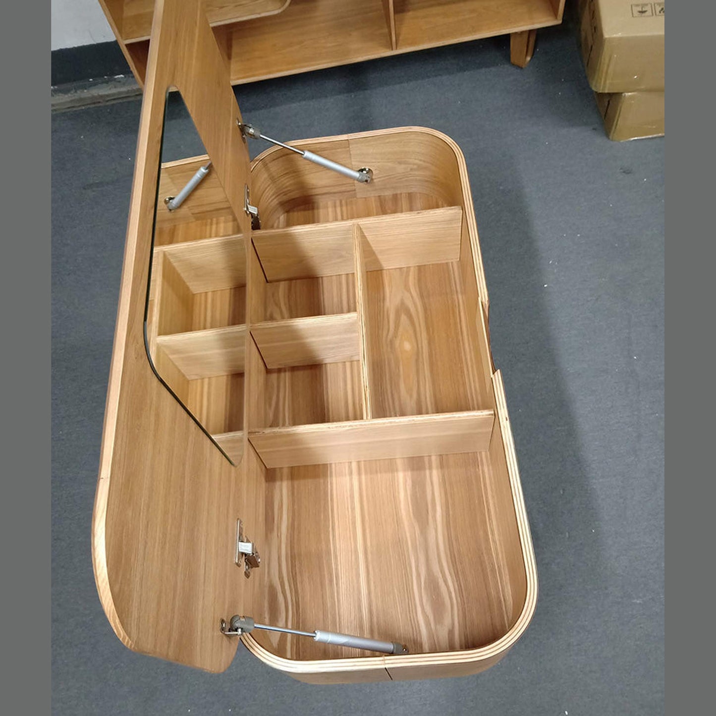 AKINO Console Dressing Table 90cm - Oak