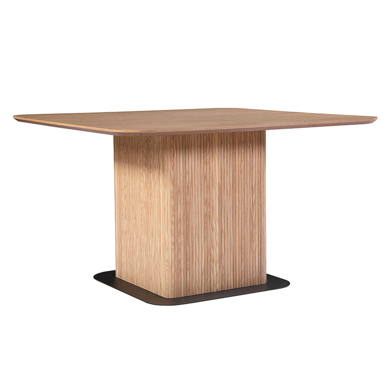KENZI Square Dining Table 120cm Oak Modern Furniture