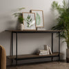 HAMILTON Console Table Solid Acacia Wood 140cm - Toffee