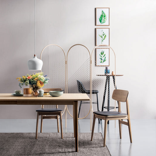 TAIJO Bar Table 60cm - Walnut & Black