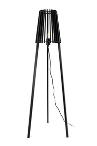 Fidel Timber Floor Lamp 1.3M - Black