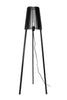 Fidel Timber Floor Lamp 1.3M - Black