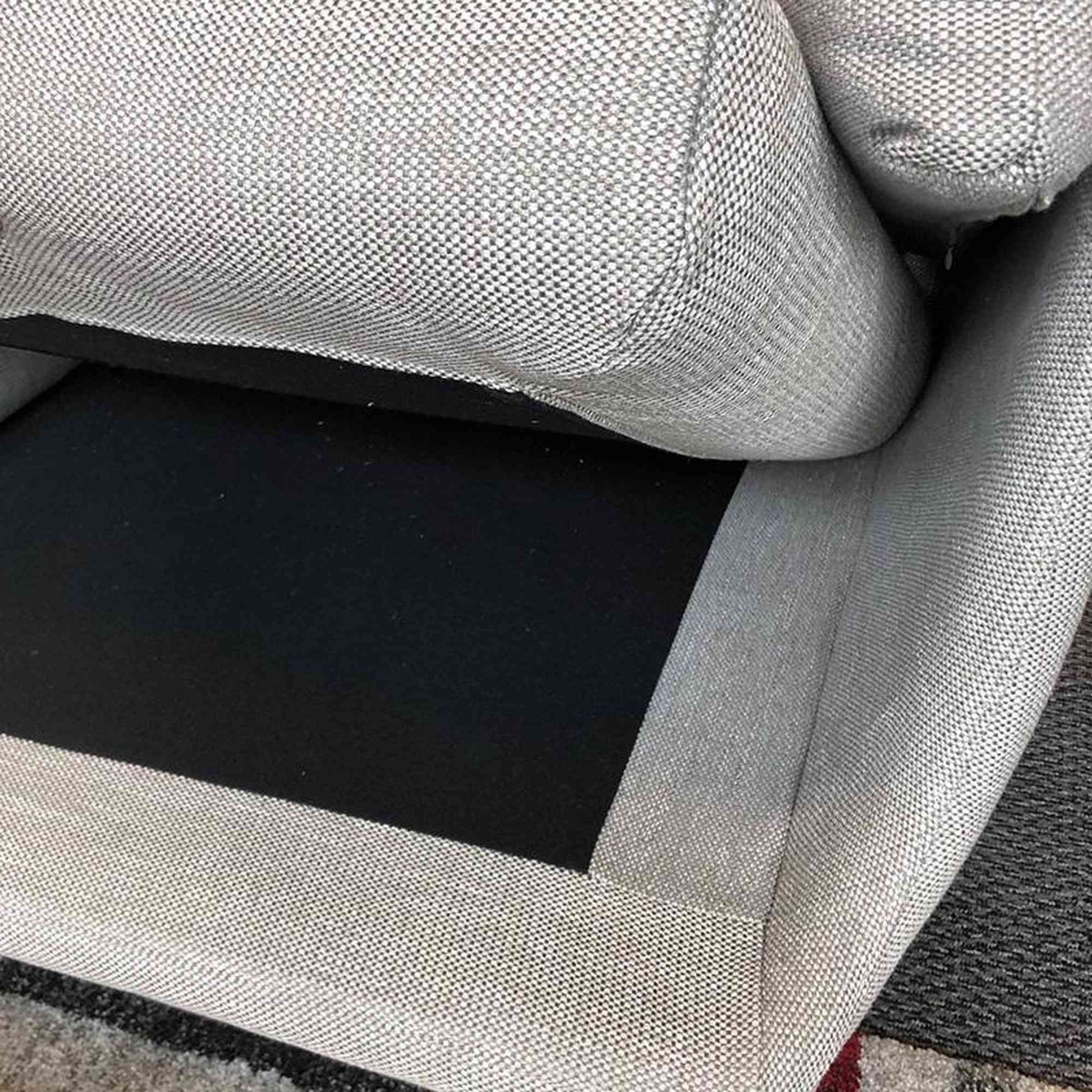 RANNI 3 Seater Sofa With Left Chaise - Light Grey,Living Room Furniture,Lounges,Three Seaters,Modern Furniture