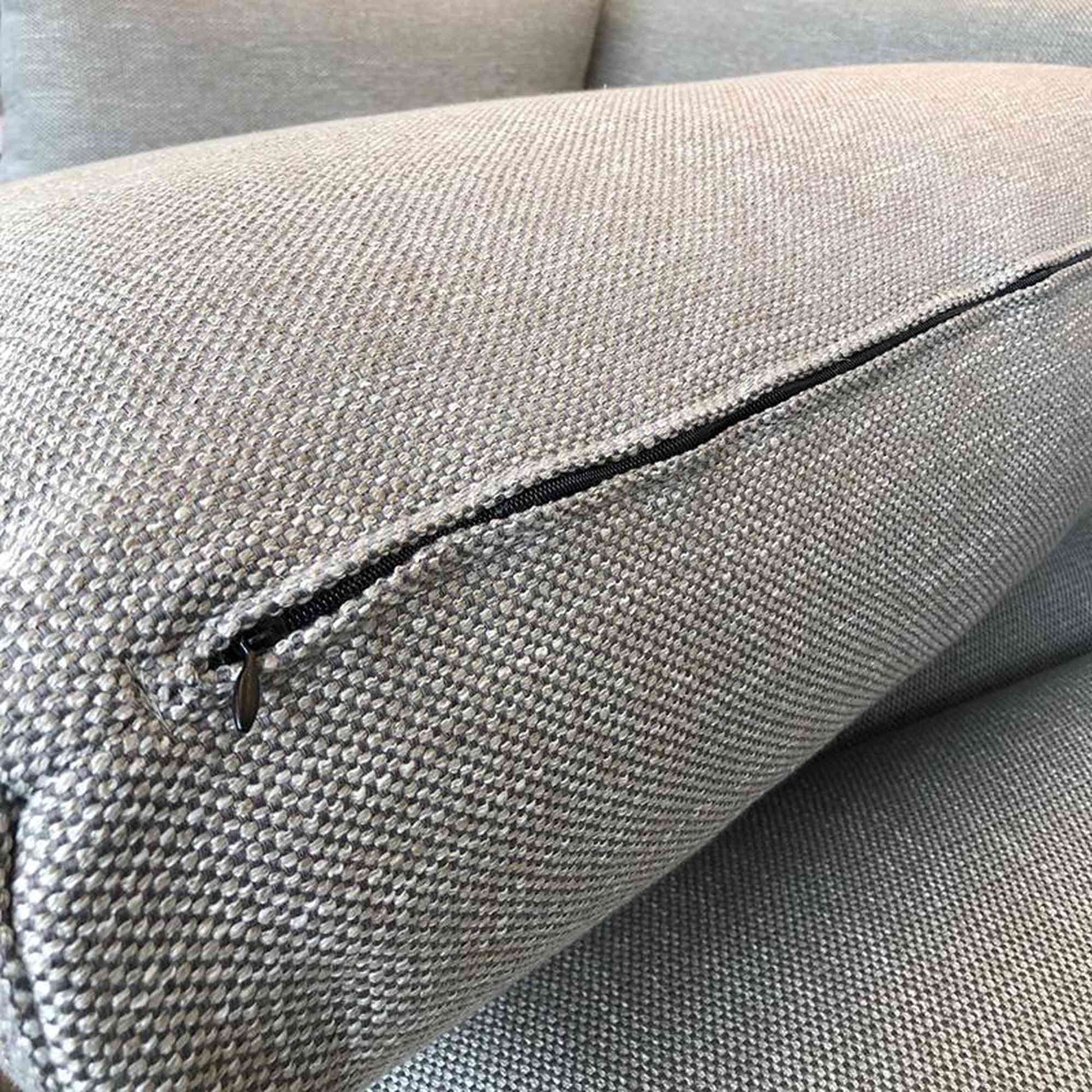RANNI 3 Seater Sofa With Left Chaise - Light Grey,Living Room Furniture,Lounges,Three Seaters,Modern Furniture