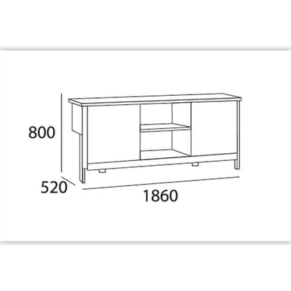 Jarvy Sideboard in Natural Finish,Living Room Furniture,Sideboards,Modern Furniture