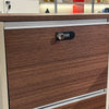 ANDERSON Executive Desk 1.6M Reversible - Hazelnut & Beige