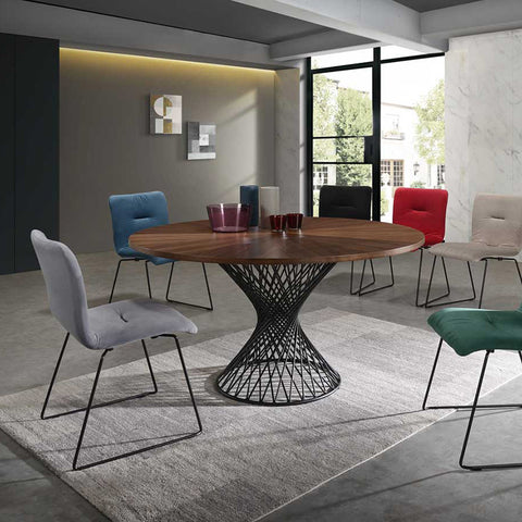 NORVIN Dining Chair - Black & Blue,Dining Room Furniture,Dining Chairs,Modern Furniture