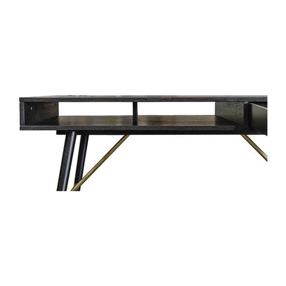 RANIA Black Ash Veneer 120cm Console Table,Living Room Furniture,Coffee Tables,Consoles Tables,Occasional Tables,Modern Furniture