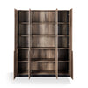 REGGIE Display Unit 160cm - Warm Oak & Black