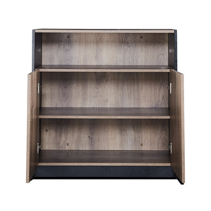 ARTO Credenza Cabinet 80cm - Warm Oak & Black