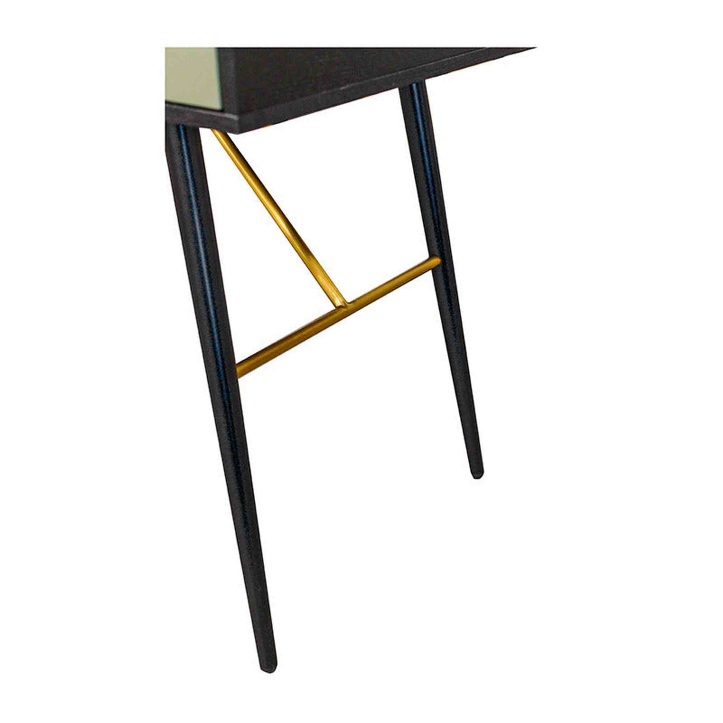 OMARI Study Desk 117cm - Black & Green,Living Room Furniture,Entertainment Units,Modern Furniture