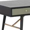 OMARI 117cm Black & Green Oak Coffee Table
