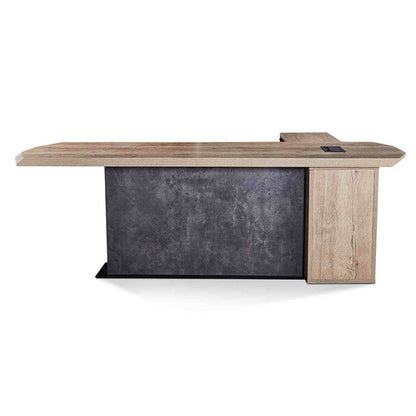 MAGNUS Executive Office Desk with Left Return 2.4M - Tobacco