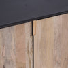 RADLEY Sideboard 180 cm Solid Mango Wood - Natural & Black