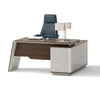 ANDERS Executive Desk Reversible Return 1.4M - Hazelnut & Beige