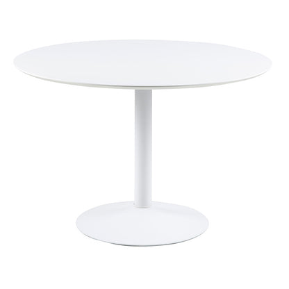 TITAN Round Dining Table 110cm - White