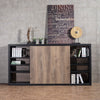 AFTAN Display Unit 240cm - Warm Oak & Black