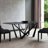 CELINE Sintered Stone Dining Table - 180cm - Black