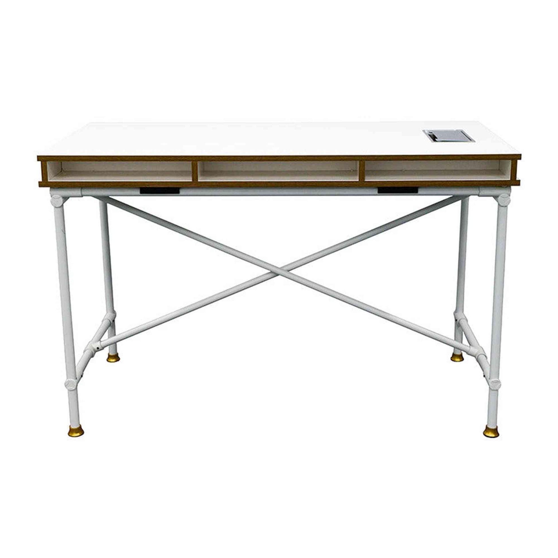 PARKER Study Desk 1.2M - White,Office Furniture,Desks,Modern Furniture