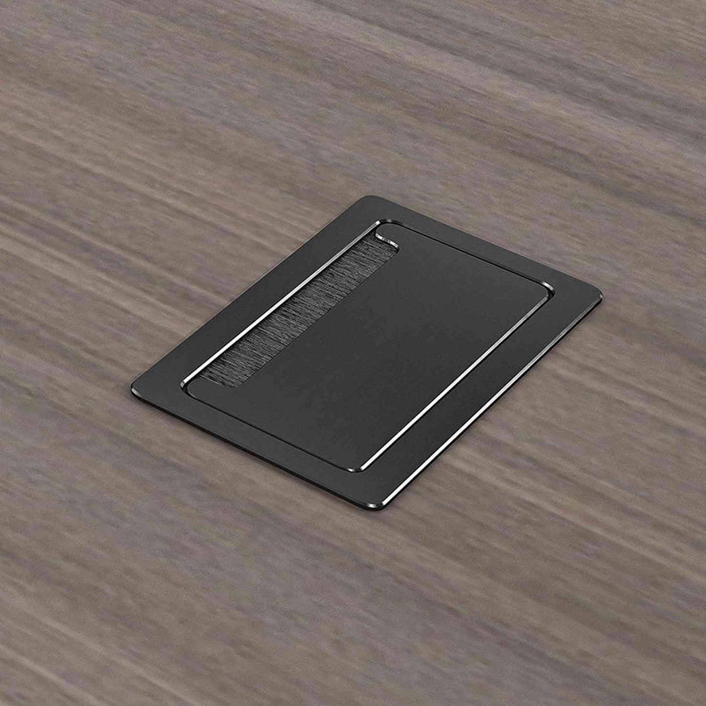 INIGO Boardroom Meeting Table 2.4M - Hazelnut & Black