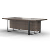 INIGO Boardroom Meeting Table 2.4M - Hazelnut & Black